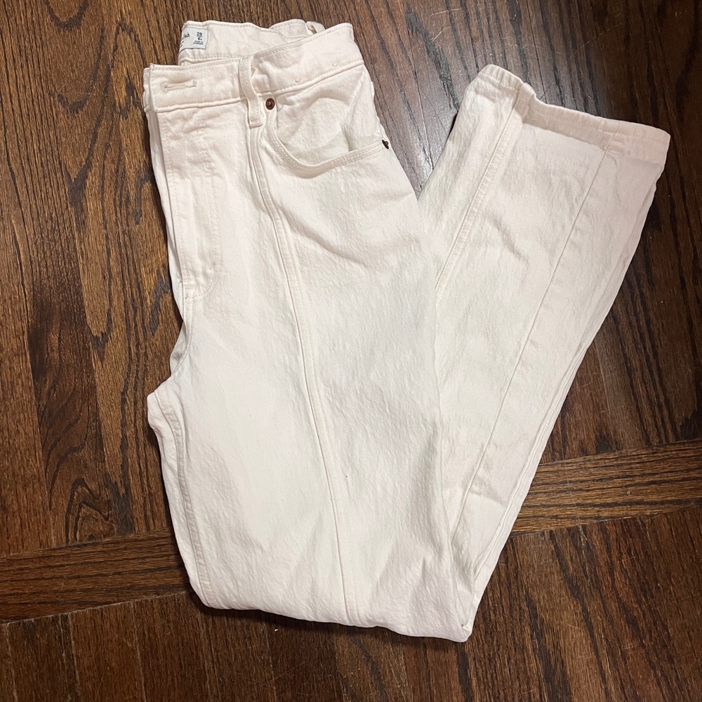 Abercrombie & Fitch Off-White Jeans